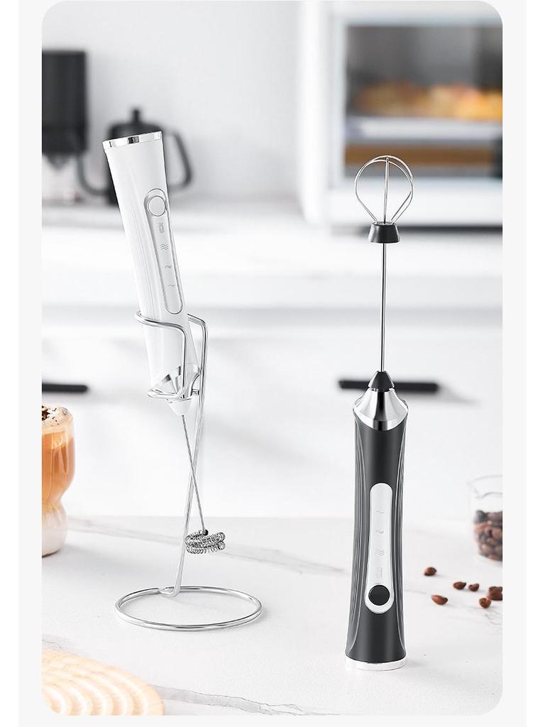 Electric Milk Frother & Mini Mixer for Protein Shakes and Coffee Foam