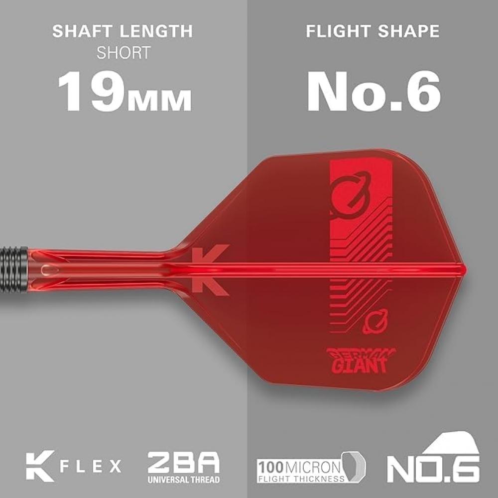 Target Darts 95  Tungsten Steel Tip Darts With K Flex Flight  21g 22g 23g  Model