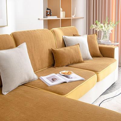 Chenille-Stretch-Sofabezug, Bezug für neue rutschfeste Sofakissen, für alle Jahreszeiten, universeller Sattelbezug, kratzfest