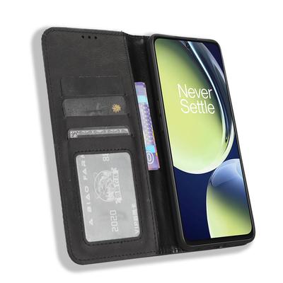 For OnePlus Nord CE 3 Lite 5G/Nord N30 5G Wallet Phone Case Retro PU Leather Mobile Phone Stand Cover