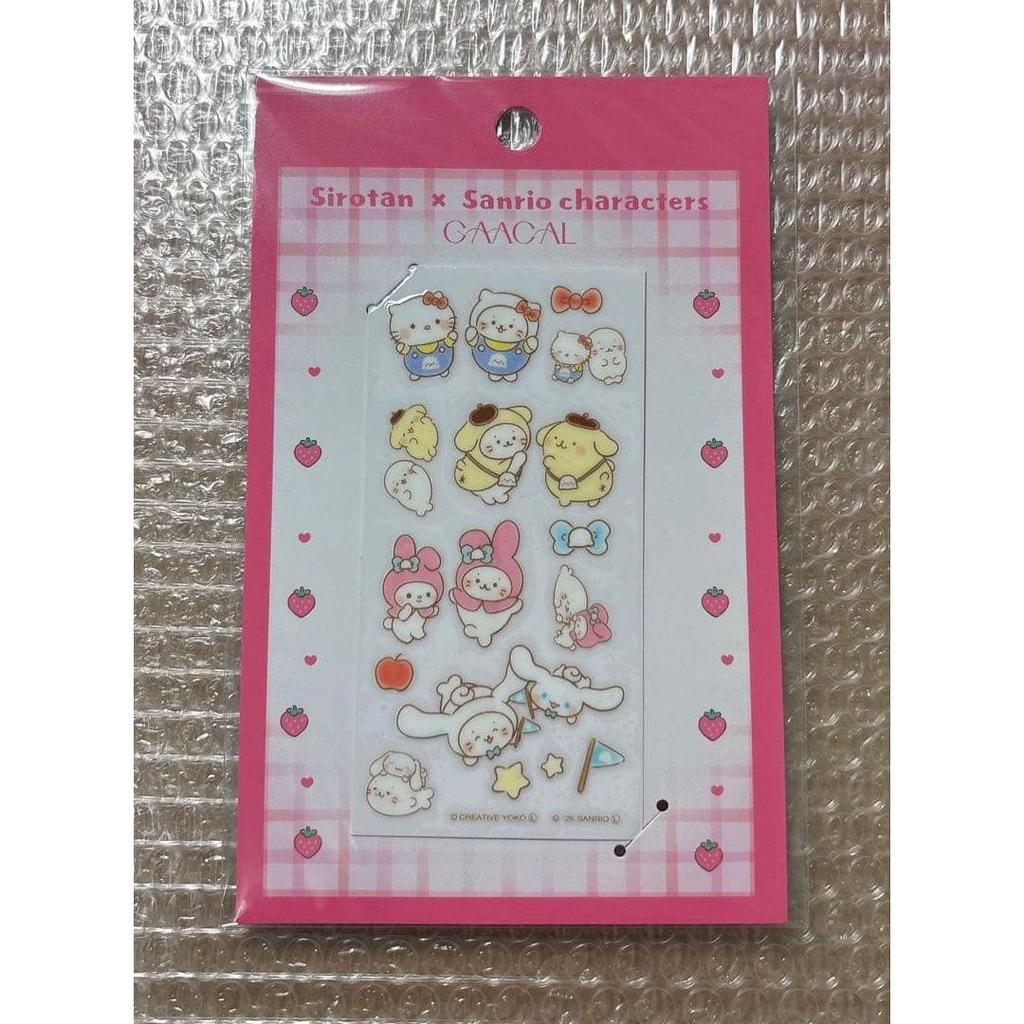 Sirotan x Sanrio Characters Transfer Sticker