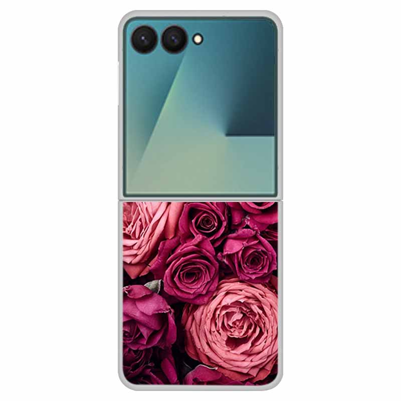 Phone Case For Samsung Galaxy Z Flip 7 5G Case ZFlip 7 Funda 6.9" Clear Plastic / PC Hard Coque For Samsung Galaxy Z Flip7 Cases