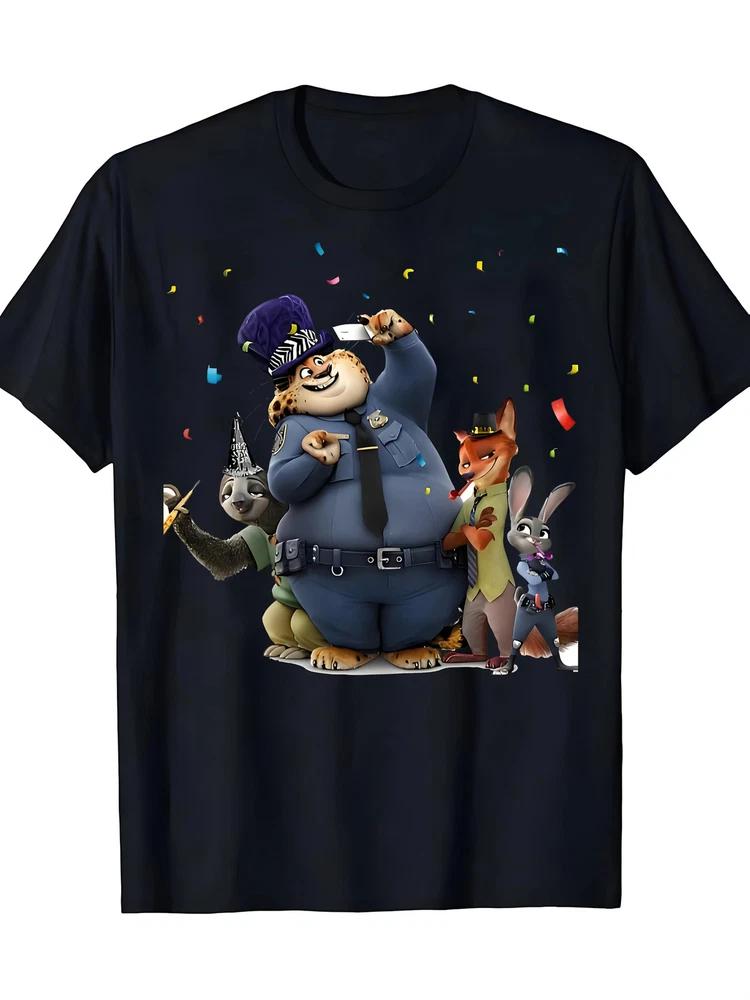 Zootopia Pattern TShirt Unisex Unisex Unisex S