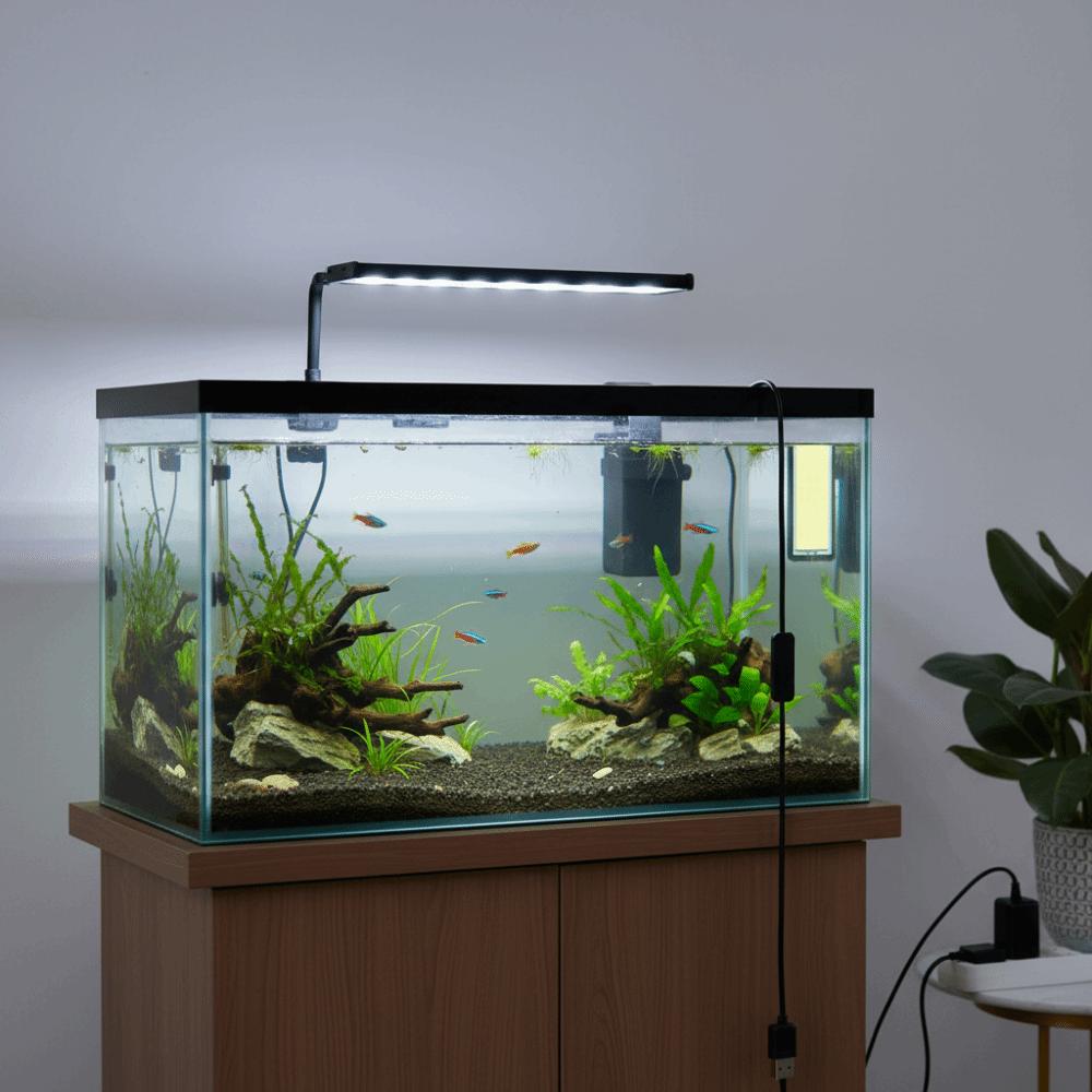 Waterproof Aquarium Decorative Light High Brightness Water Grass Lamp Turtle Fish Tanks