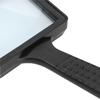 Handheld Magnifying Glass 3X Magnification Portable Elderly Reading Writing Magnifier Black