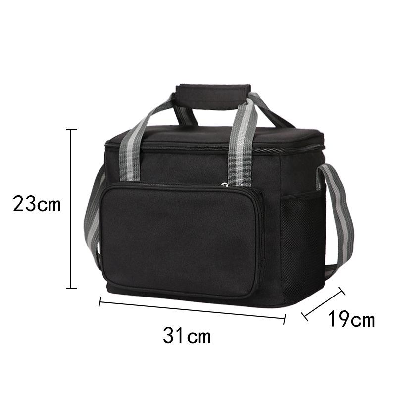 Large Waterproof Insulated Picnic Bag - Oxford Cloth, Portable, Thickened for Outdoor Use