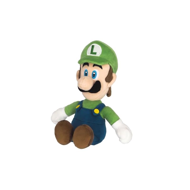 Sanei Boeki Super Mario ALL STAR COLLECTION Luigi (S) W9 x D9 x H26cm Plyšová hračka AC02