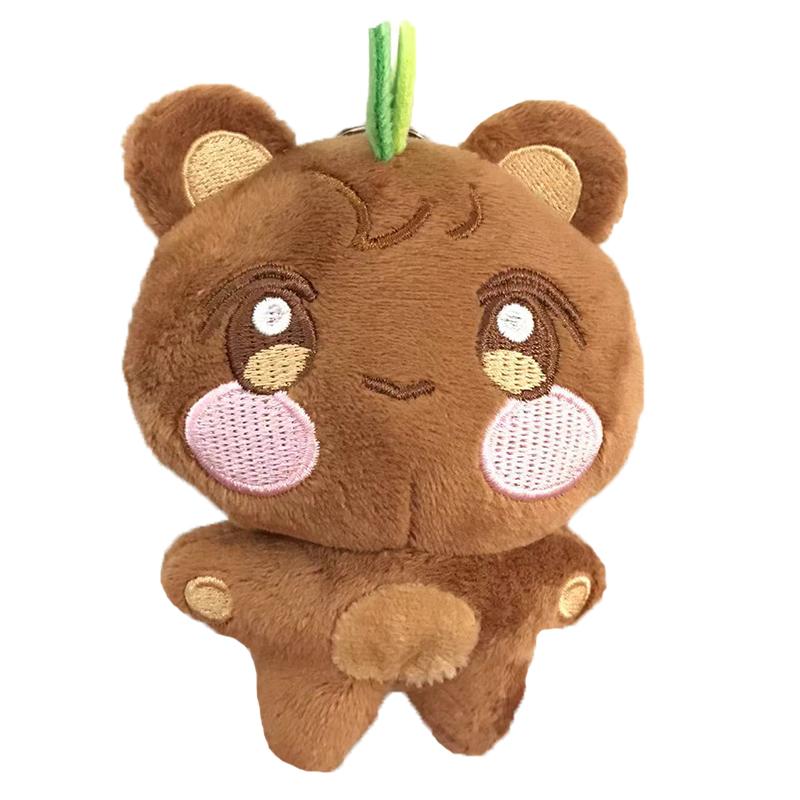 10CM Plush Pendant Keychain Design Hongjoong Seonghwa Yunho Yeosang San Ming Wooyoung Jongho Accessories