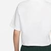 Nike Sportswear Essential Solid Logo Print Crew Neck Oversized Short Sleeve T-Shirt Women T-Shirts White DQ6197-100