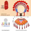 DIY Peking Opera Headband & Hair Accessories Kit for Dragon Boat Festival Team-Building Activity