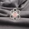 Adorable Rose Quartz Gemstone Jewelry, 925 Solid Sterling Silver Ring, Handmade Gorgeous Silver Ring, For Anniversary Gift