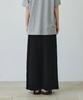 Mais Side Lace Banding Long Skirt / Black