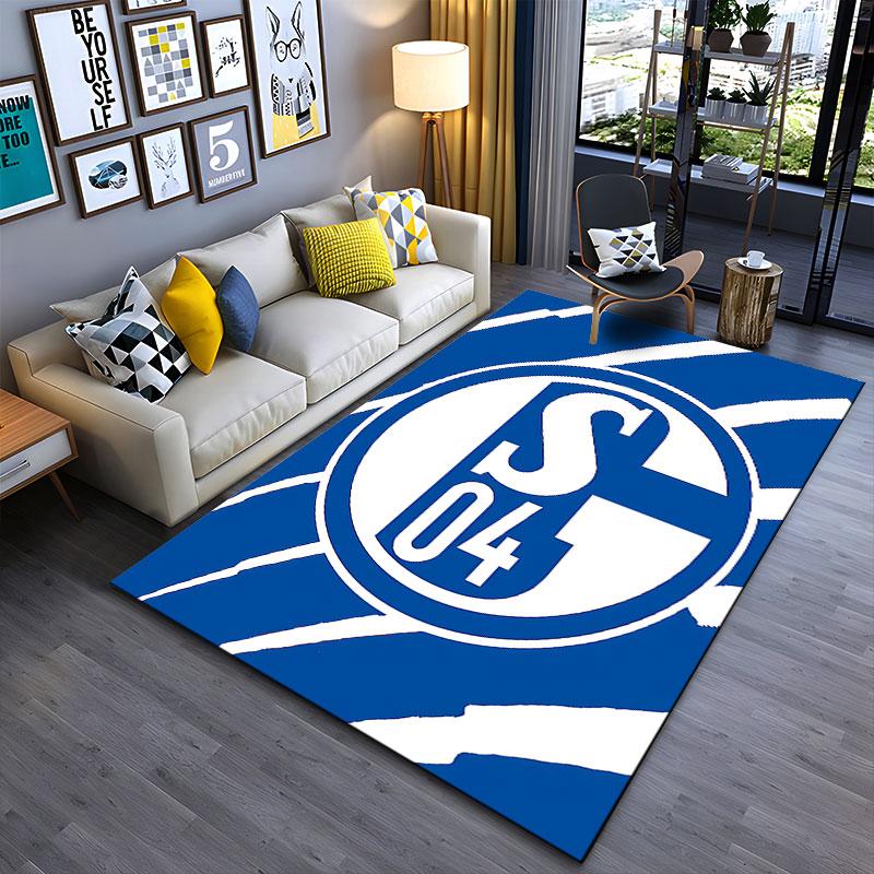 Blue and White SC 04 Logo Carpet Suitable As a Non-slip Mat for the Living Room or Bedroom Sofa