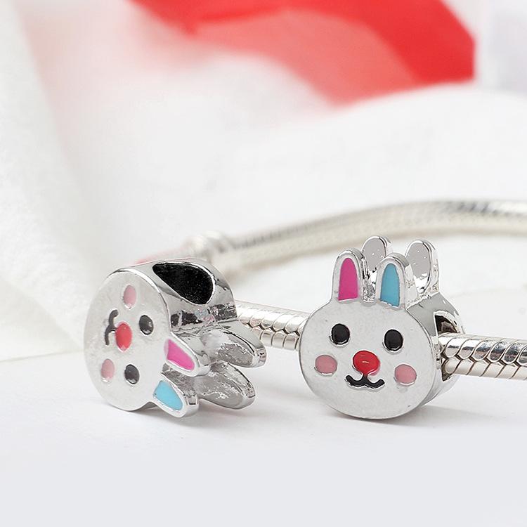 Buy DIY Fashion Jewelry Cute Bunny Beaded Bracelet Alloy Drip