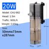 SUNSUN 3 In 1 Filter for Aquarium Fish Tank Filter Mini Fish Tank Filter Aquarium Oxygen Submersible Water Purifier