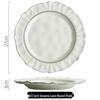 Minimalist Nordic Sesame Edge Ceramic Dinner Plate
