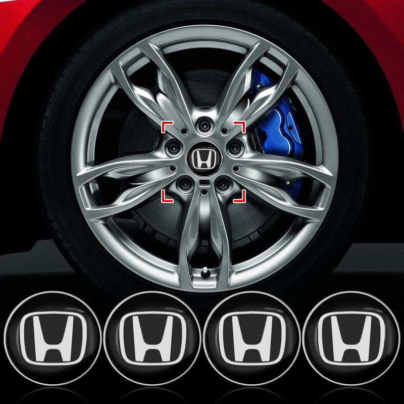 Car Styling Aluminum Wheel Hub Caps Emblem Decoration For Honda CBR300RR CBR600RR CBR1000RR CBR500R CBR650F VTX1300 Accessories