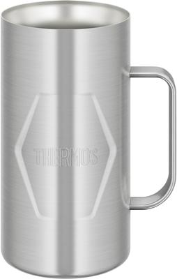 Thermos Vacuum Insulated Mug 1L Stainless Steel 2 Dishwasher Safe Thermos Flask Construction Keeps Hot and Cold Beer Mug S2 JDK-1001