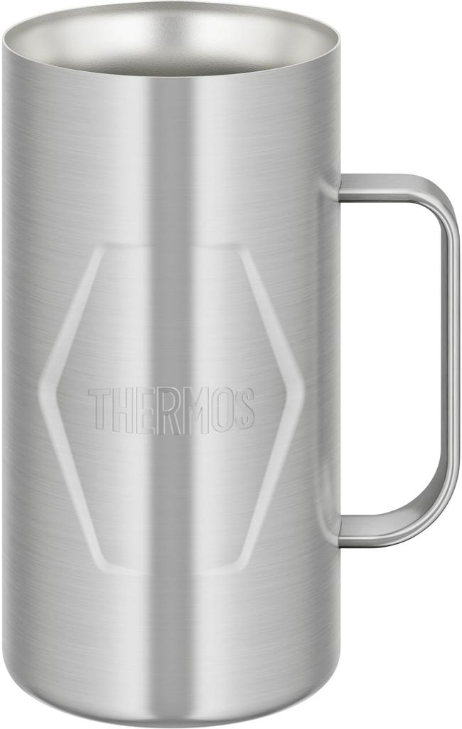 Thermos Vacuum Insulated Mug 1L Stainless Steel 2 Dishwasher Safe Thermos Flask Construction Keeps Hot and Cold Beer Mug S2 JDK-1001
