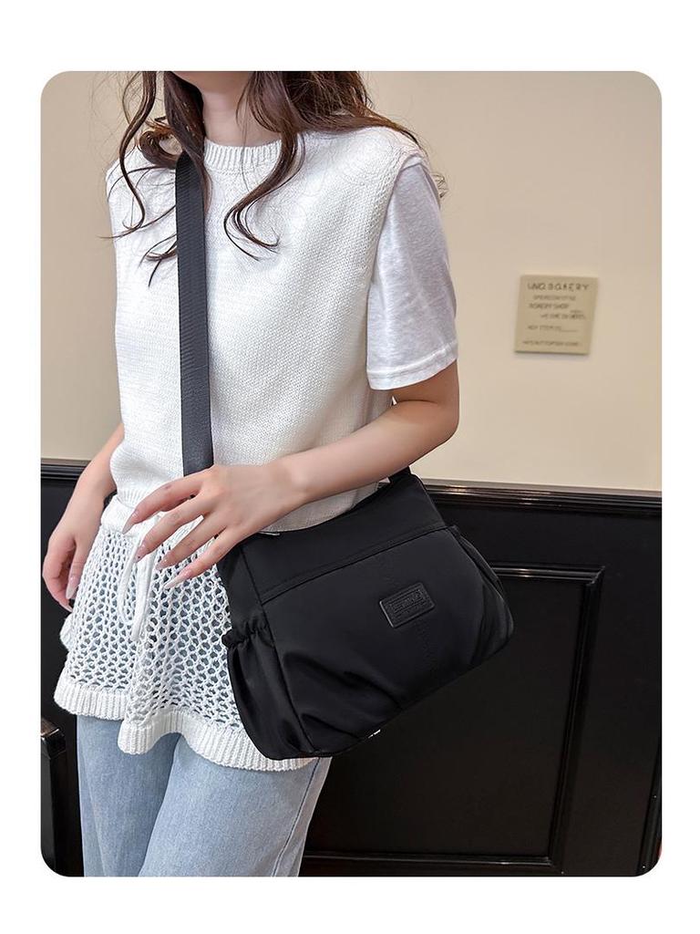 Women's Water-Repellent Wear-Resistant Crossbody Bag, Versatile Casual Fashion, Korean Style Trendy Shoulder Bag