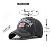 Men's Summer Baseball Cap American Flag Embroidered Fashion Sun Hat Snapback Men Women Hip Hop Cotton Outdoor Casual Caps