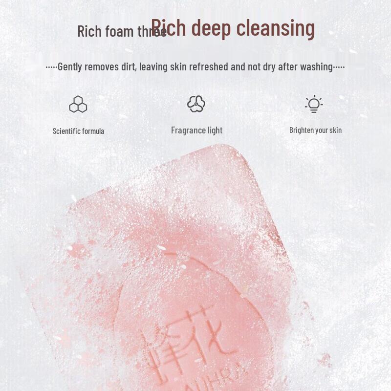 Bee & Flower Roselle Peony Essential Oil Soap 3-Pack