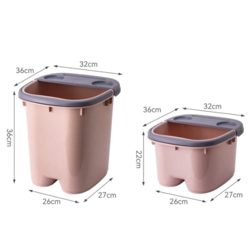 Xiraivke Foot Bath Bucket, Foot Bath, Deep Bucket, Foot Washing Basin for Above Knees and Calves, Warm, Plastic, Massage, Plus, Thick, Home Health Buc