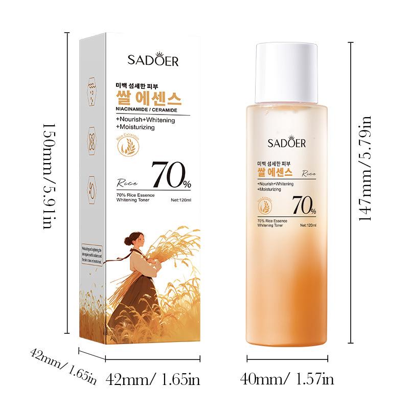 Rice Toner 120ml Rice Essence Moisturizing Water Skin Care Products