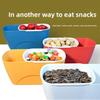 Caja de Snacks de Doble Capa con Drenaje para Almacenamiento de Frutas y Caramelos