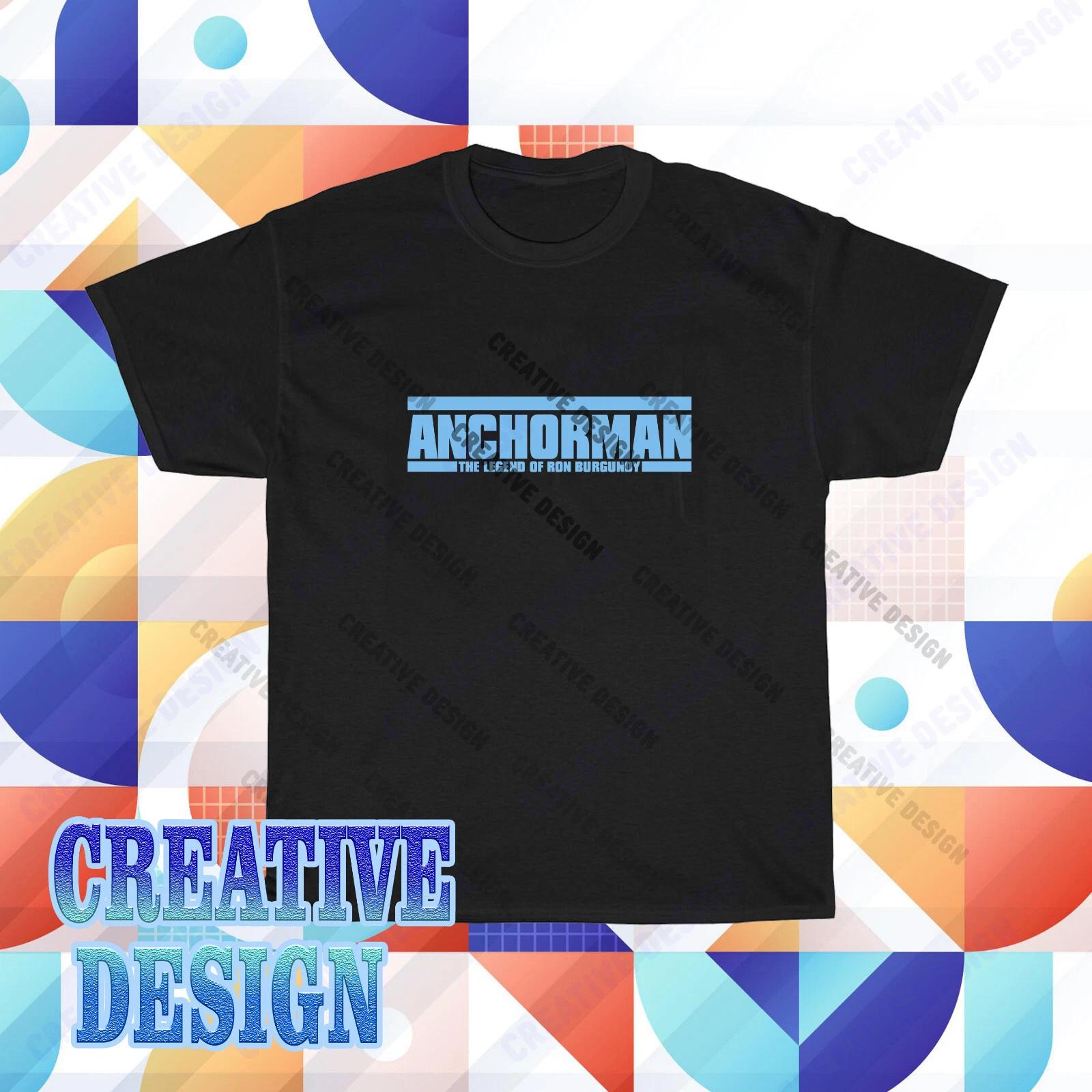 New Anchorman Ron Burgundy Logo T-Shirt Funny Size S to 5XL S