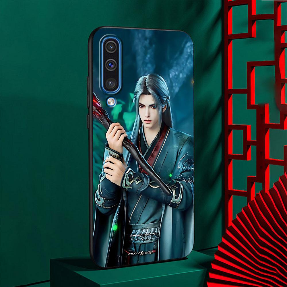 Anime Jade Dynasty Case for Samsung Galaxy A03 A04s A20 A30 A20e A70 A70s A50 A40 A30s A50s A20s A10s A10 TPU Black Phone Cover