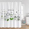 Cartoon Animals Kid Shower Curtains Hand-painted Simple Line Cute Cats Bathroom Decorations Kids Children Bath Curtains for Ho