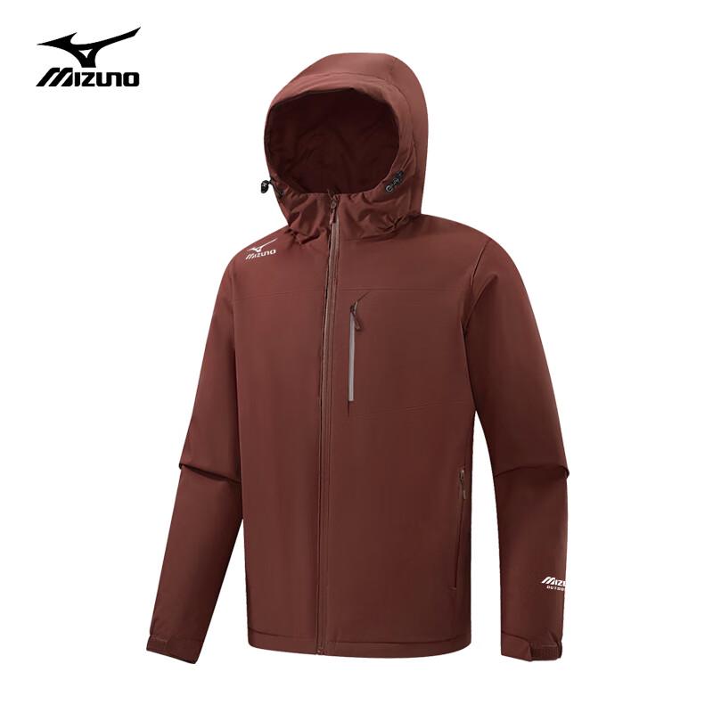 Mizuno Men's Hooded Padded Outdoor Jacket