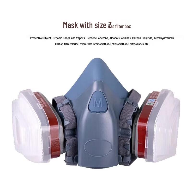 Lieve Half-Mask Respirator with Activated Carbon Filters