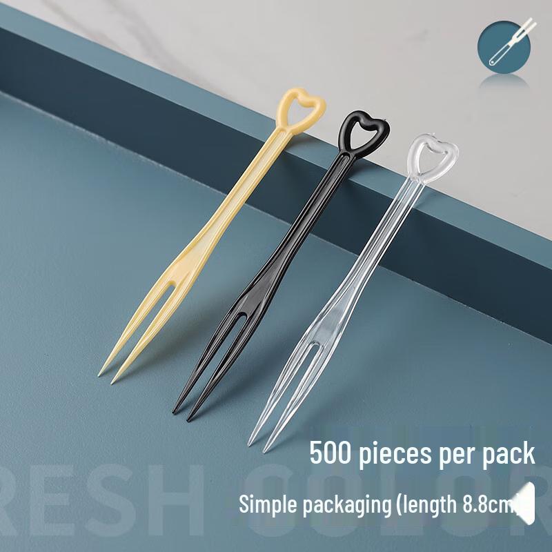 Disposable Plastic Fruit & Cake Forks
