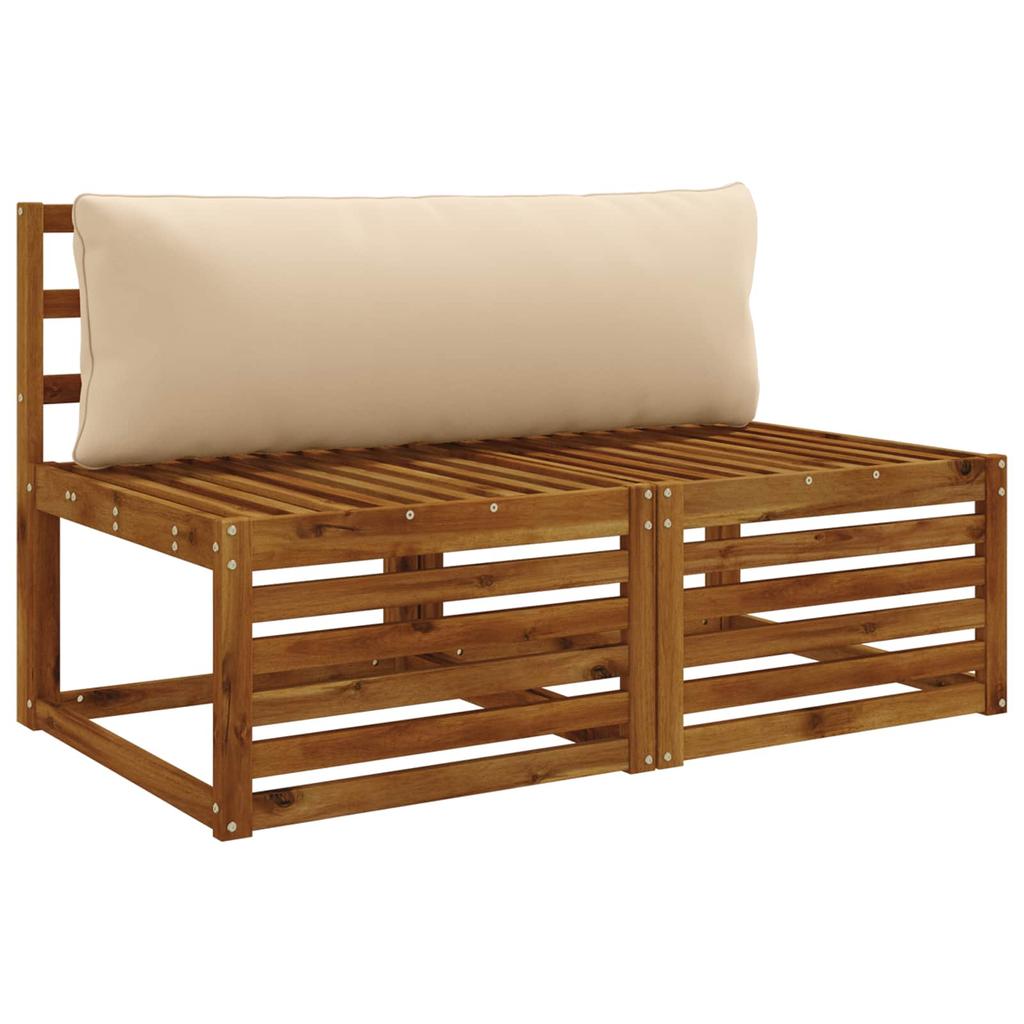 1 Piece Back Cushion PUTTEN 100percent Polyester Cream