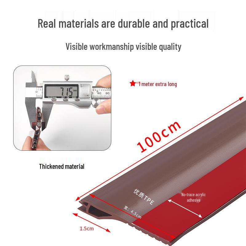 TPE Dør Bunntetningslist: Vindtett og lydisolert løsning for sprekker