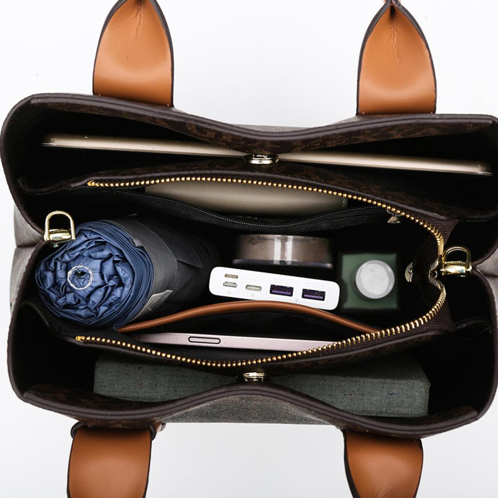 Handbags For Women, Retro Printed Shoulder Bags, Fashionable And High-end Crossbody Bags, Large-capacity Commuter Tote Bags