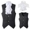 2025 Medieval Gothic Vest: Spring & Fall Unisex Stage Bowknot Performance Costume