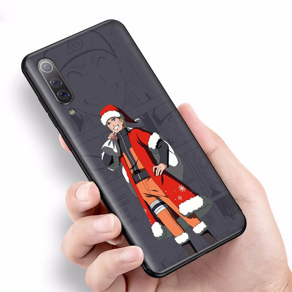W-3 Naruto vánoční měkké pouzdro pro Samsung A04s A05s A10s A11 A12 A14 A15 A22 A23 A32 A50S M31 M51 M52 M53 A25 A30S A51 A52 A55 A70 A71 A72 S10 S9