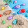 Glow Turtle  landscape creative cute cartoon luminous turtle pair touch DIY decoration blind box bag accessories small ornament