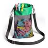 Mesh Clothespin Bag Holder with Drawstring Closure Breathable Moisture Resistance Large-Capacity Clothespin Storage Organizer