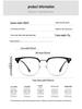 Liliwei Ultralight Semi-Titanium Retro Browline Anti-Blue Light Business Eyeglass Frame.