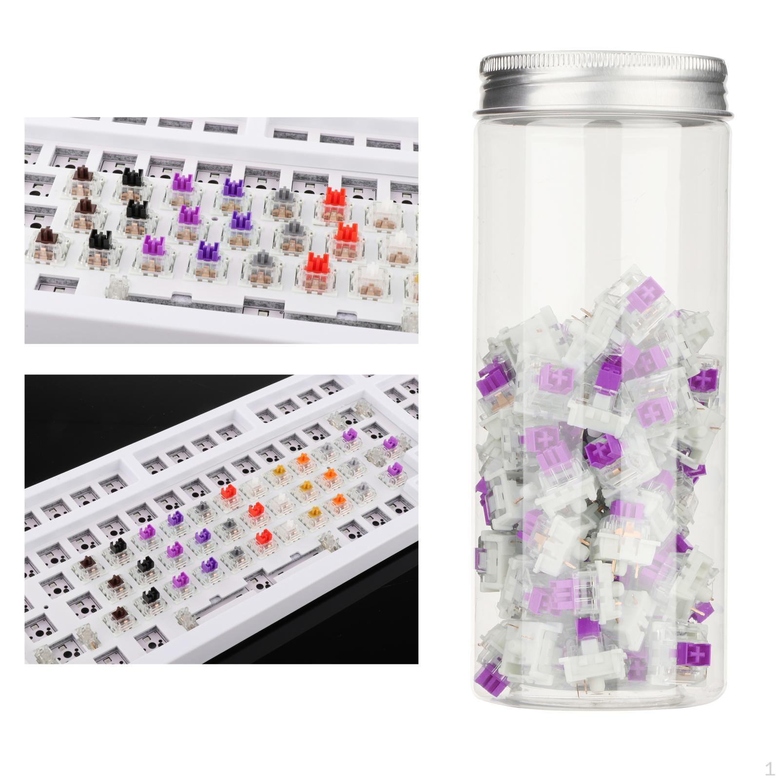 

Mechanical Keyboard Switches Lightweight and Durable Accessories Dustproof Purple 70