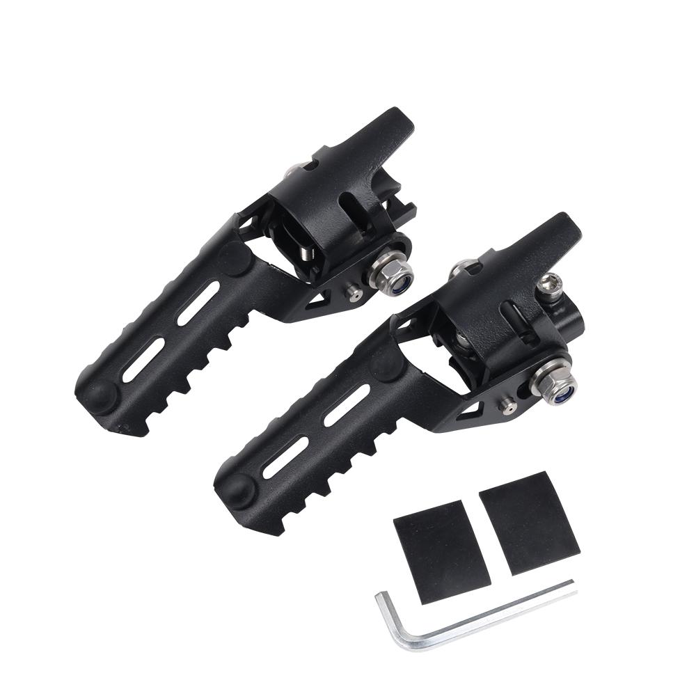 For BMW F650GS F750GS F850GS F650 F850 GS Adventure ADV Accessories Highway Save Effort Front Foot Pegs Folding Footrests Clamps чёрный