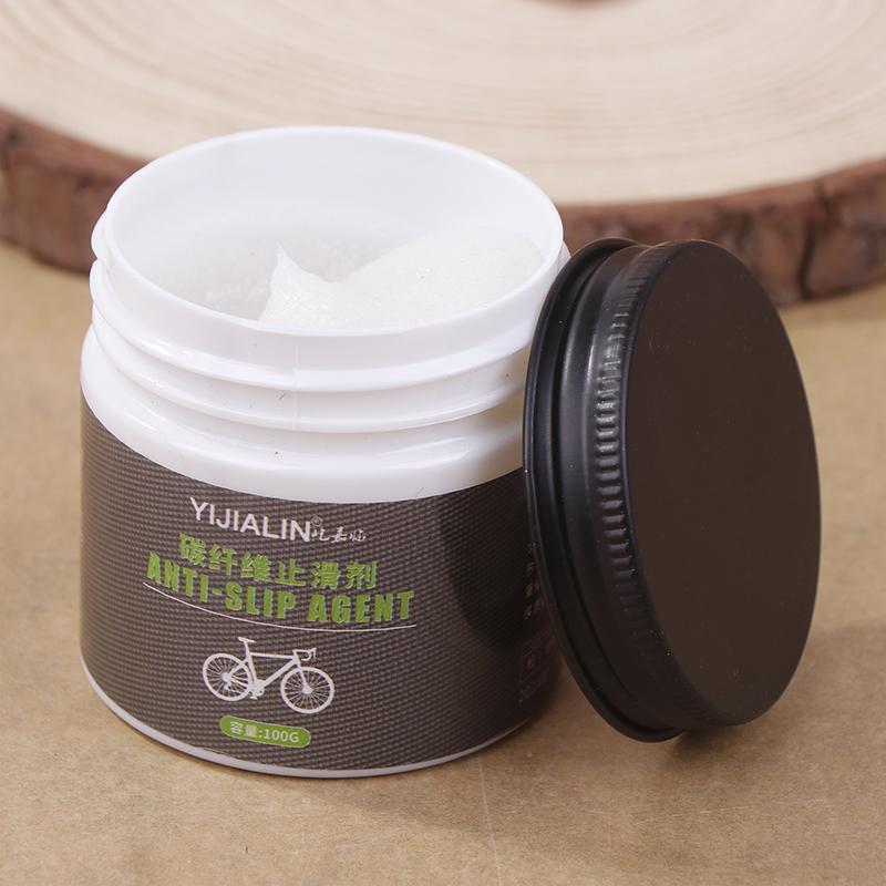 100G Kohlefaser Anti-Rutsch-Paste Schmiermittel Nicht-Korrosiv Anti-Rutsch-Fett Fahrradmontagefett für Sattelstütze Fahrradrahmen