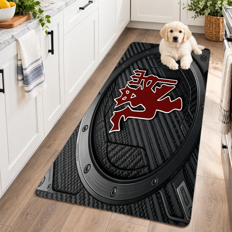 Flannel Kitchen Mat Manchester United Soft Area Rug Non Slip Floor Carpet Home Decoration