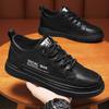 Spring men's shoes new breathable thin shoes men's versatile waterproof leather shoes sports and leisure board shoes trendy shoes