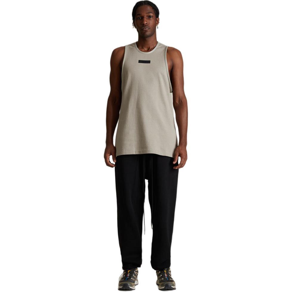 Fear of God Essentials Heavy Jersey Tank Top Seal Men Tops Grey 125SP242045F