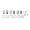 6PCS Metal Tuning Pegs Silver Electric Guitar Parts Upgrade Guitar Parts  Electric Guitar